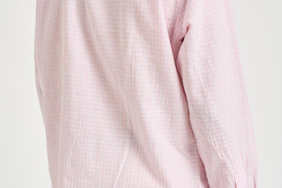 Camicia uomo rosa in misto lino e cotone 710B16700 002 RALPH LAUREN 