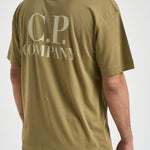 T-shirt uomo girocollo verde oliva TS086A 644 C.P. COMPANY 