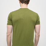T-shirt uomo girocollo verde AU1020C 1005 ALPHA STUDIO 