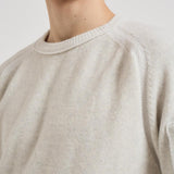 Maglia uomo girocollo grigio chiaro MKN252A 006170AM12 CP COMPANY 