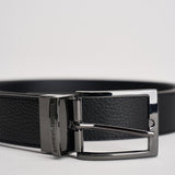 Cintura uomo in pelle nera Y4S195 YLO8J80741 EMPORIO ARMANI 