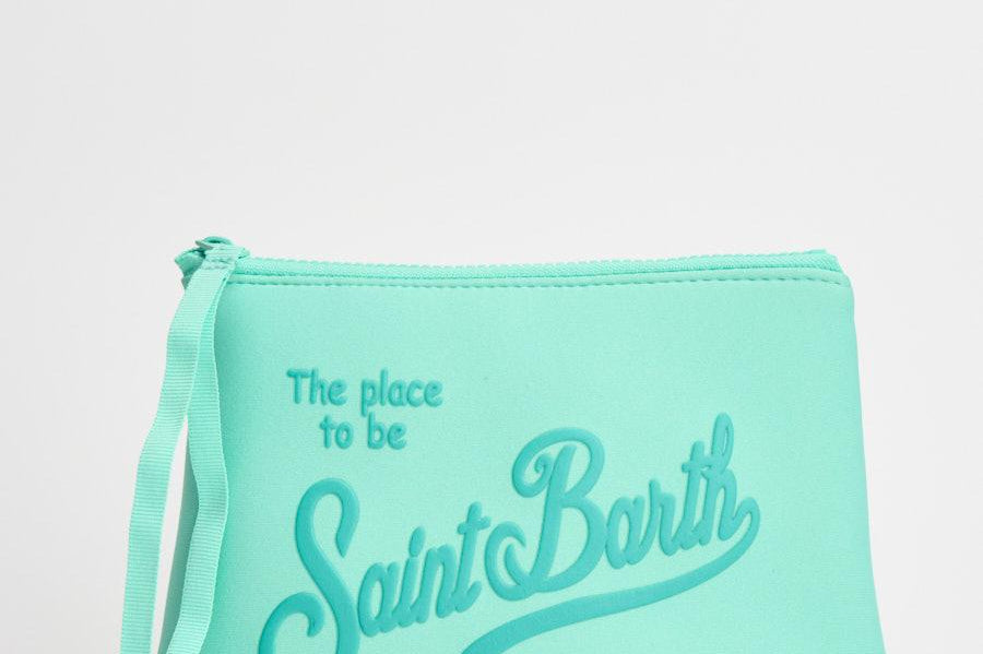 Pochette donna Aline verde acqua ALINE 08379L MC2 SAINT BARTH 