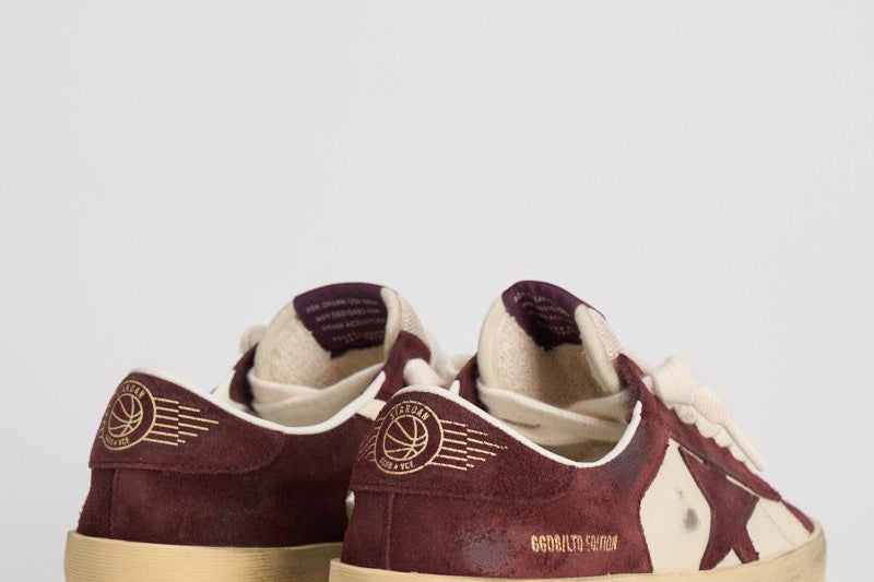 Sneakers donna Stardan bordeaux GWF00333 F00727040527 GOLDEN GOOSE 