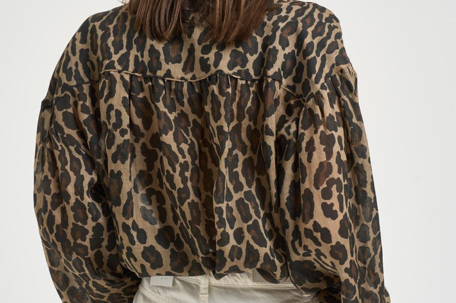 Blusa donna animalier S1163 111 BAZAR DELUXE 