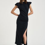 Abito donna lungo Nadela nero RO0307FA A1N41I01BK ISABEL MARANT 
