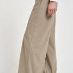 Pantalone donna gamba larga sabbia 26854 87TABACCO RRD 
