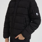Piumino uomo trapuntato nero 19CMOW012A 005904G999 C.P. COMPANY 