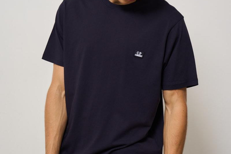 T-shirt uomo girocollo blu TS031A 888 CP COMPANY 
