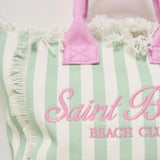 Borsa donna Colette a righe verde COLETTE 03756H MC2 SAINT BARTH 