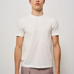 T-shirt uomo girocollo bianca AU1330C 1003 ALPHA STUDIO 