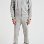 Felpa uomo con cappuccio grigia 710813297 002 RALPH LAUREN 