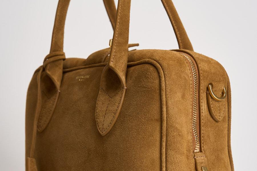 Borsa donna Vita in suede cammello GWA00470 A00079855303 GOLDEN GOOSE 