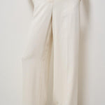Pantalone donna a palazzo panna 100331 A213Z07 PINKO 