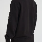 Felpa uomo gircollo nera SS718A 006372G999 CP COMPANY 