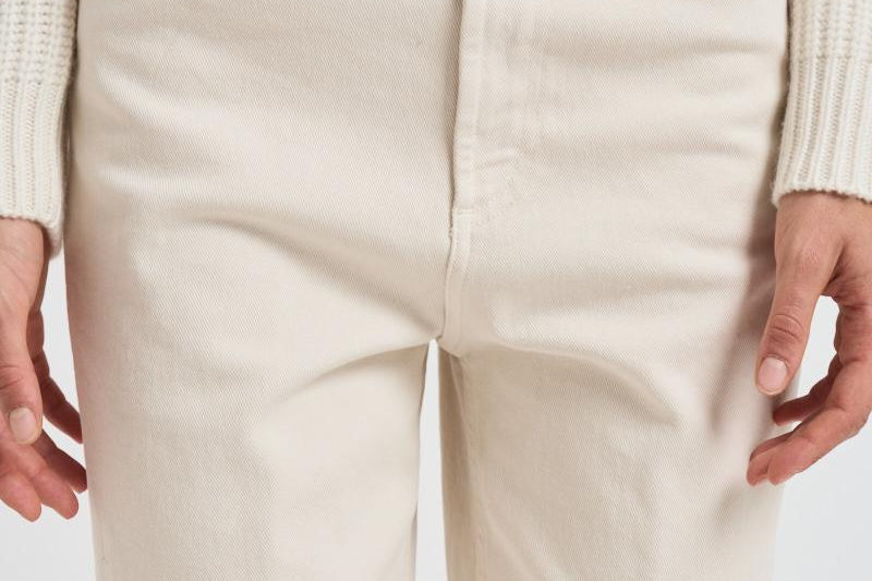 Jeans donna Bessie regular panna DP784 BSE037005 DONDUP 