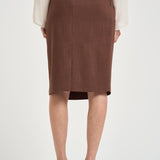 Gonna donna longuette marrone 106449A2W6 EDWENAL78 PINKO 