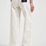 Jeans donna Manon dritti in denim bianco 10896 OFW25ECRU ANINE BING 