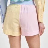 Shorts donna a righe multicolor MEA002 MIX MC2 SAINT BARTH 