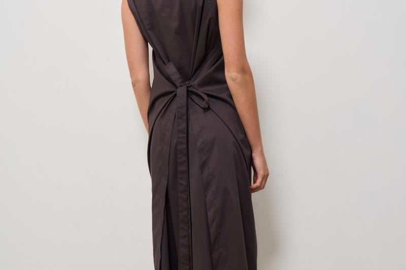 Abito donna lungo marrone L5SK35 W26 LIVIANA CONTI 