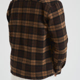 Camicia uomo a quadretti marrone M24300096 TURKISHCOFFEE SAMSØE SAMSØE 