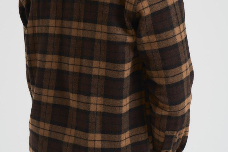 Camicia uomo a quadretti marrone M24300096 TURKISHCOFFEE SAMSØE SAMSØE 