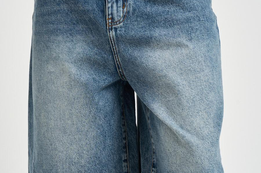Bermuda uomo in denim medio 309 BLUE VINTAGE WOODBIRD 