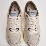 Sneakers uomo Hyperway Low in suede sabbia e blu HYLM CI05 AUTRY 