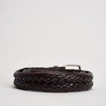 Cintura uomo intrecciata marrone U08382MAS TMORO ORCIANI 