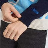 Maglia uomo girocollo blu HERONC CORTSKI61 MC2 SAINT BARTH 