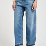 Jeans donna gamba dritta in denim blu 103857A341 ESTELLEPJF PINKO 