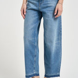 Jeans donna gamba dritta in denim blu 103857A341 ESTELLEPJF PINKO 