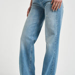 Jeans donna dritto Jacklyn in denim chiaro DP427 DF0283DLV7800 DONDUP 