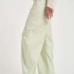 Pantalone donna a gamba dritta verde pastello 106492A2W6 LEXYS79 PINKO 