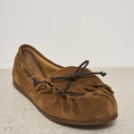 Mocassino donna in suede marrone D070277 MARRONE P.a.r.o.s.h. 