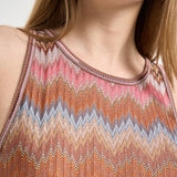 Top donna in maglia multicolor DS26SK0J BR014TSM9Y1 MISSONI 