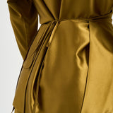 Camicia donna Xenia drappeggio in vita oro 726SS7827S GOLDEN DANAME 