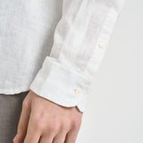 Camicia uomo in lino bianco TB0AD2DC3 100 TIMBERLAND 