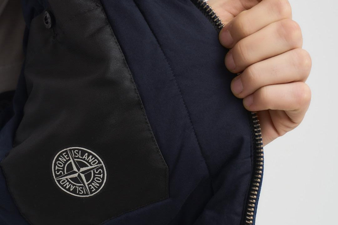 Giacca uomo a costine blu scuro 4100123S0J10 V0021 STONE ISLAND 