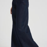 Jeans palazzo in denim donna LPE10V86 BLU NINE IN THE MORNING 