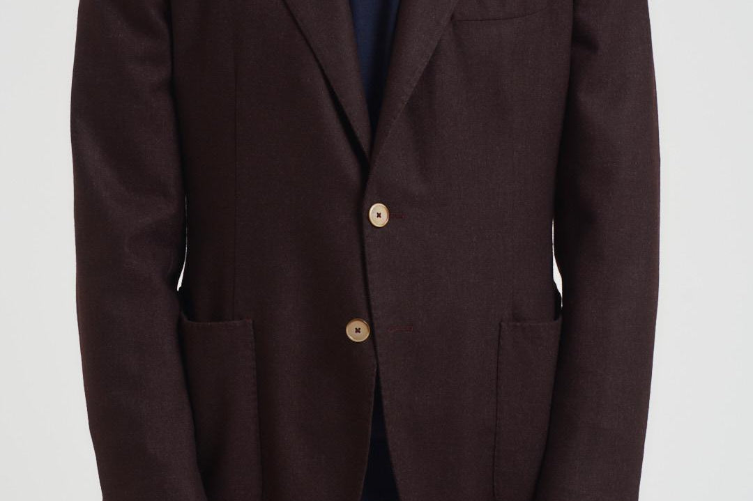 Giacca uomo monopetto bordeaux GL7297MF 293849C SANTANIELLO 