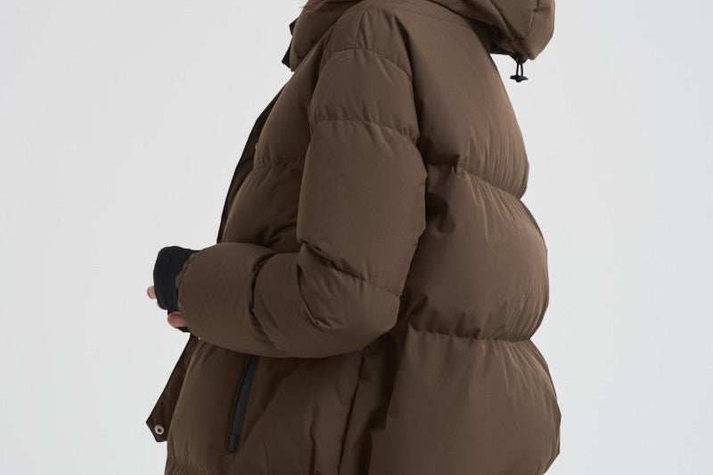 Piumino donna Laminar lungo verde militare PI002047D 7400 HERNO 
