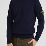 Maglia uomo girocollo blu 5100072 S00A3V0020 STONE ISLAND 