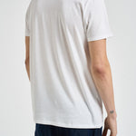 T-shirt uomo girocollo bianca con logo TH6709 001 LACOSTE 