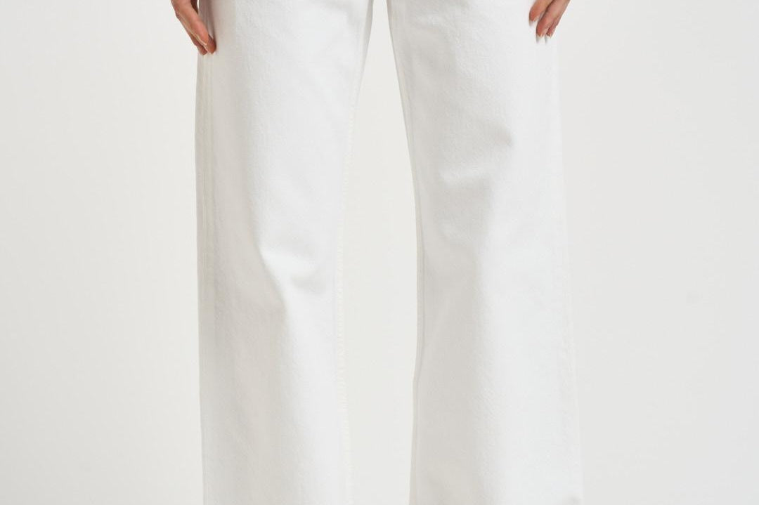 Jeans donna low rise in denim bianco A260 1183MARSHMALLOW AGOLDE 