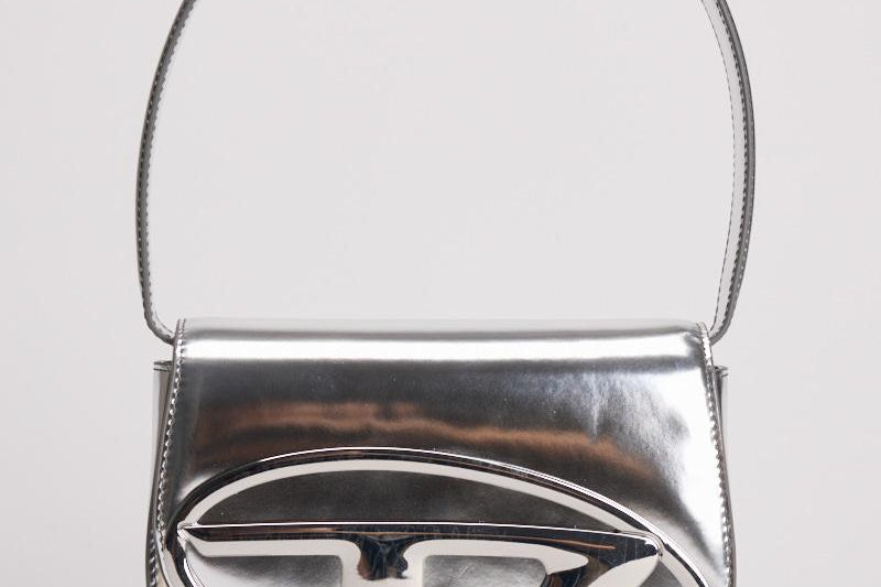Borsa donna a spalla 1dr argento X08396 PS202H0535 DIESEL 