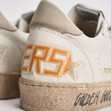 Sneakers uomo Ball Star bianco e blu GMF00117 F00757111660 GOLDEN GOOSE 