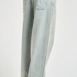Jeans uomo wide leg in denim chiaro M26100008 PALECLOUD SAMSØE SAMSØE 