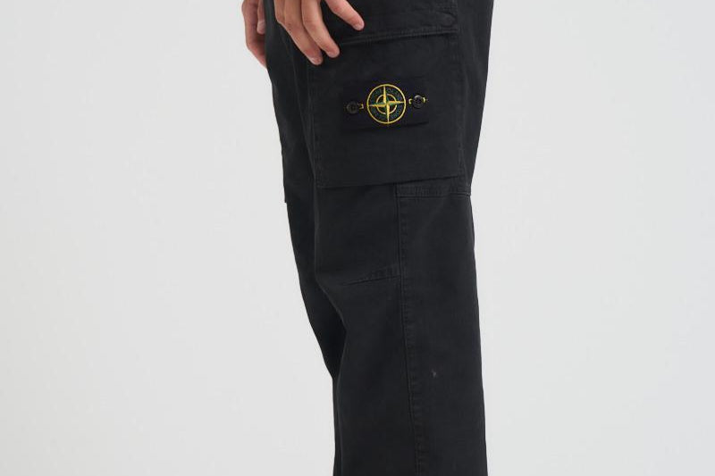 Pantalone uomo cargo nero 3100033 S00L1V0129 STONE ISLAND 