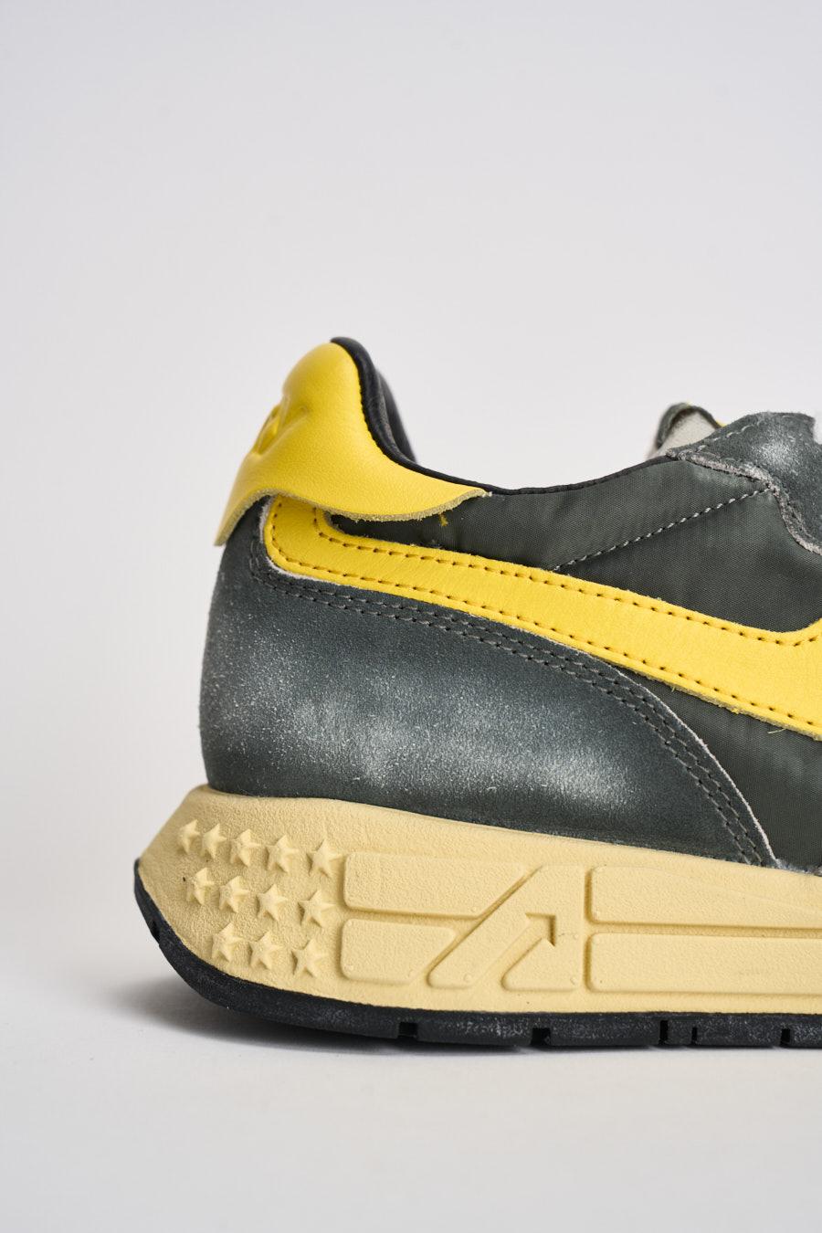 Sneakers uomo Reelwind grigia e gialla WWLM GQ06 AUTRY 