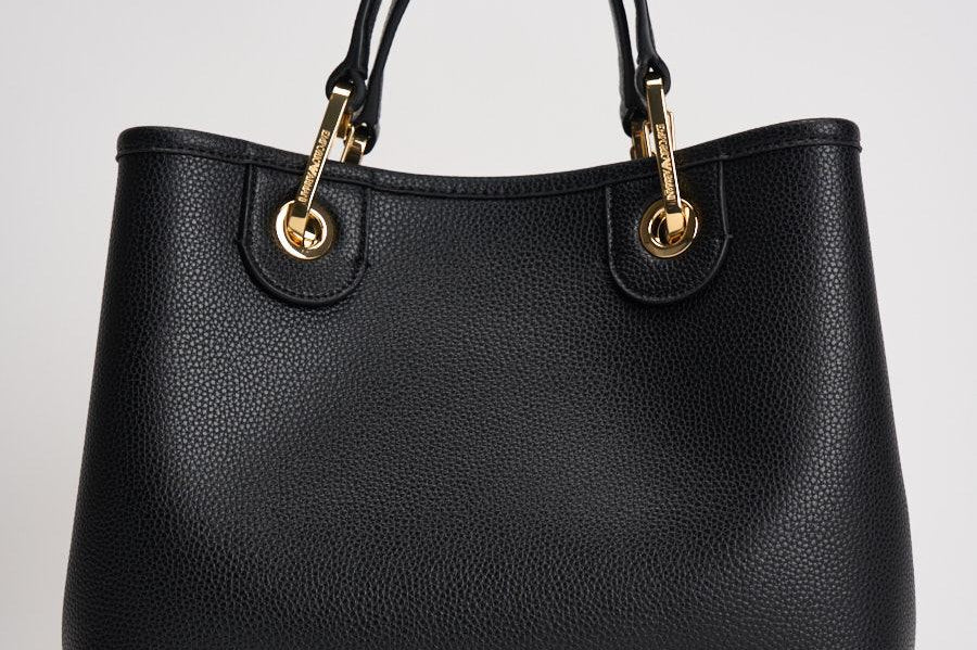 Borsa a mano donna in pelle nera EW000361 AF12103MC032 EMPORIO ARMANI 